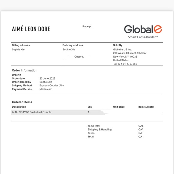 BRAND NEW. DEADSTOCK. NEW BALANCE 550 x AIME LEON DORE (ALD) BROWN 2022 - Picture 5 of 7